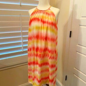 L love – Pink and Yellow Halter Dress – Size Small